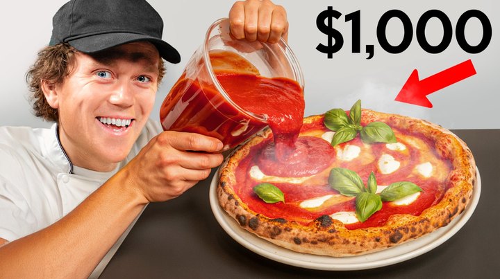 $1 vs $1000 dollar Pizza