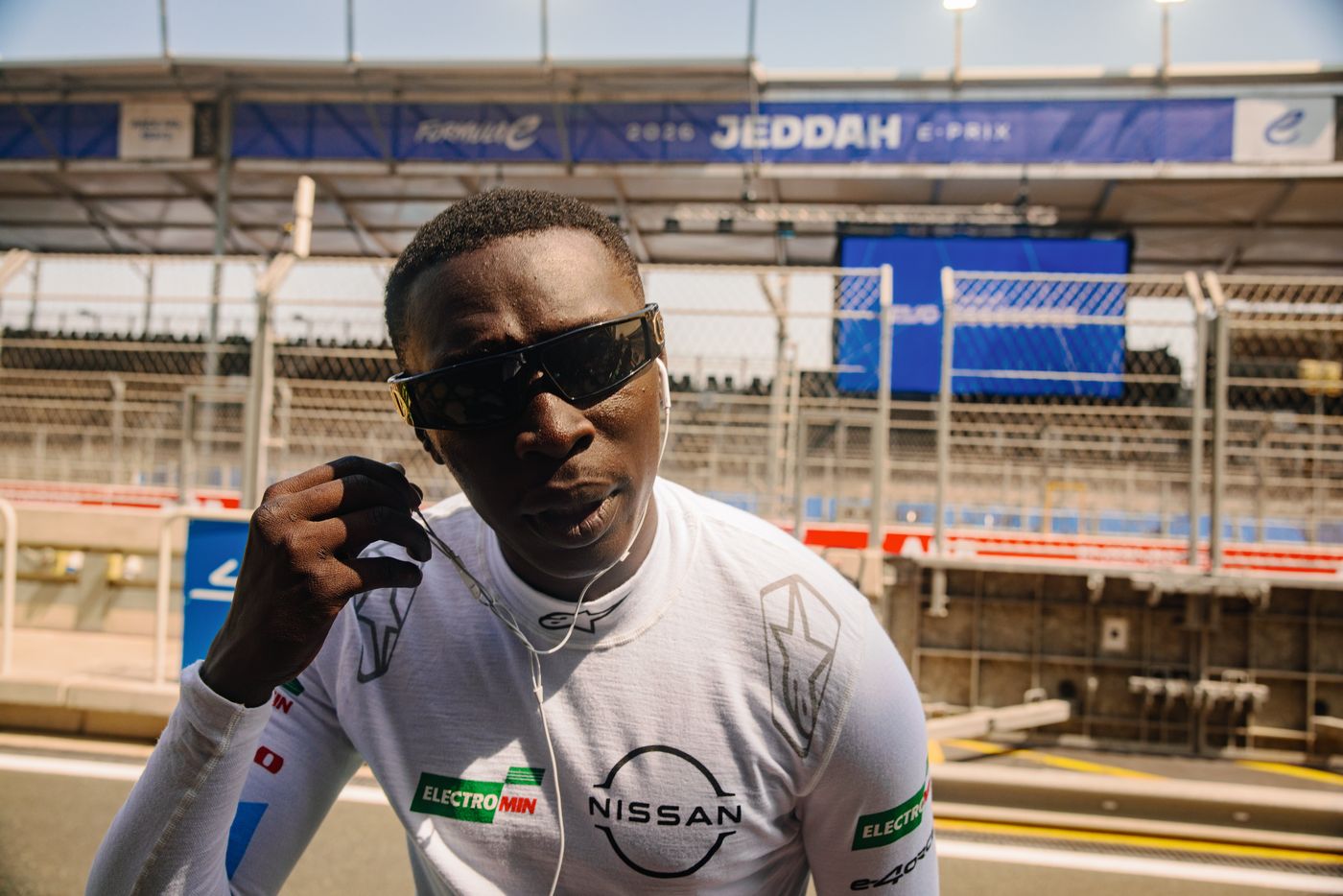 EVO Sessions driver trackside at Jeddah E-Prix